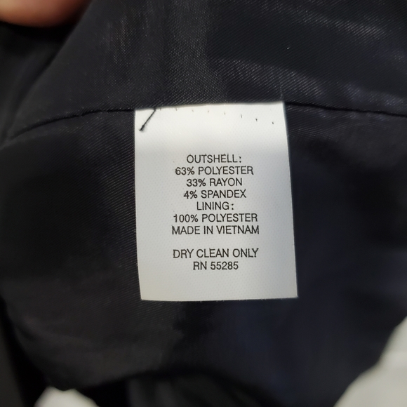 Express | Black Collared Single Button Blazer - Picture 4 of 6